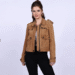 Leather jacket for women